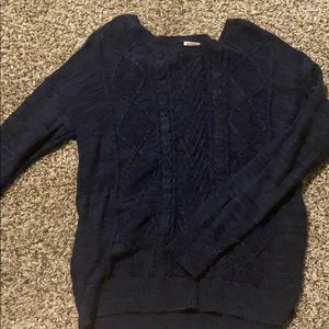 Navy blue sweater